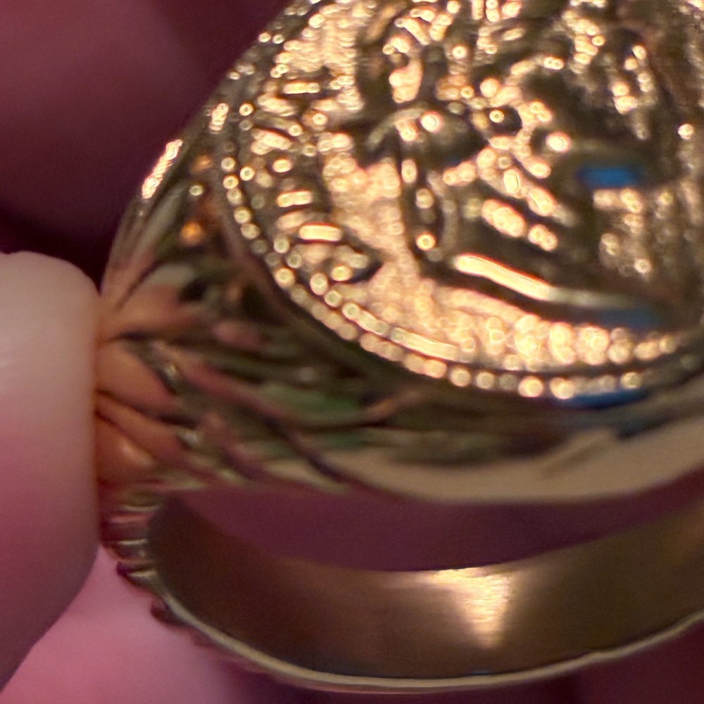 Gold Statement Ring - Picture 9 of 16